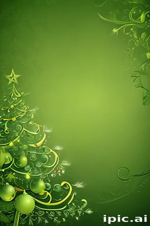 christmas wallpaper green