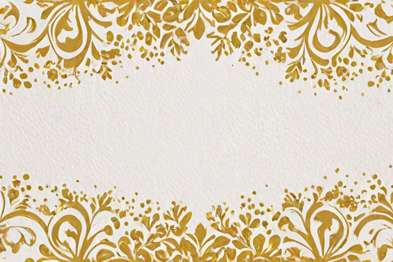 white & gold background