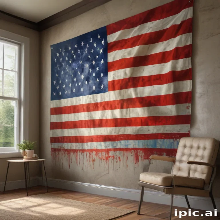 united states flag transparent