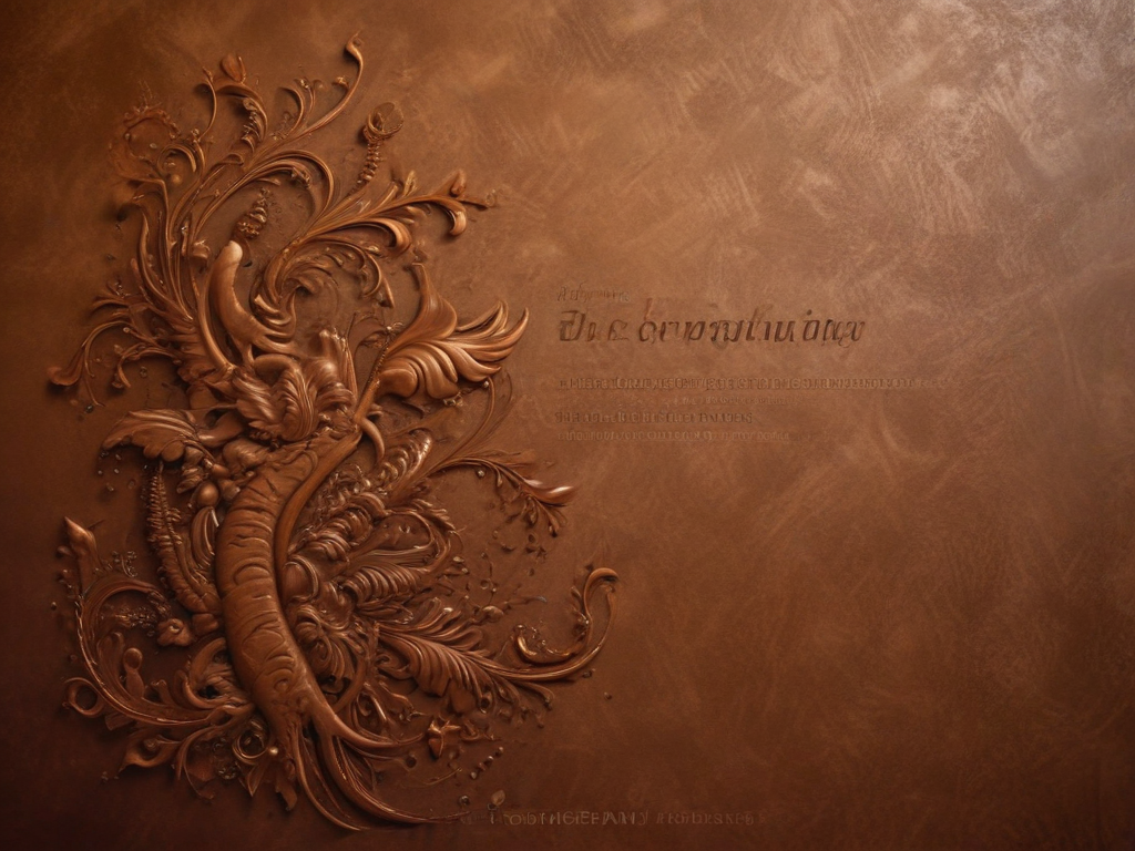 Lather Design Intricate Leather Design Featuring Elaborate Floral Patterns and ...