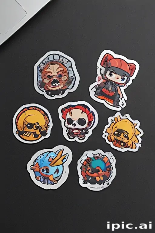 stickers mockup