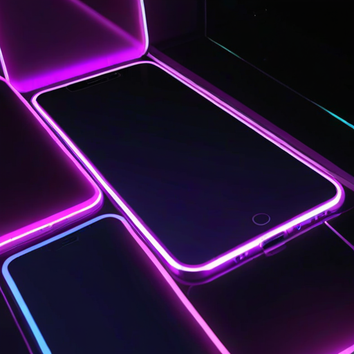 4k neon phone wallpaper