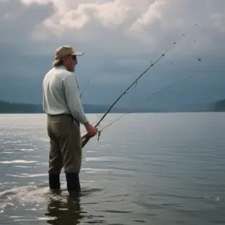 rod in fishing