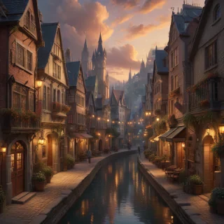 town background
