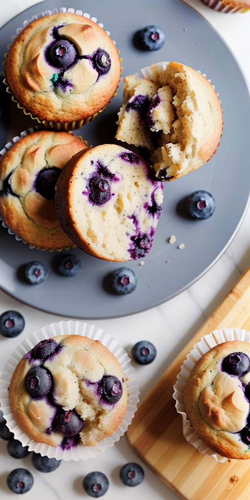 gluten free banana blueberry muffins