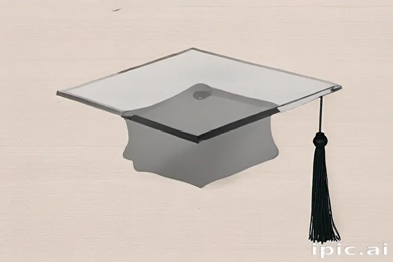 transparent graduation cap