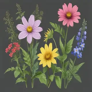 free wildflower clipart