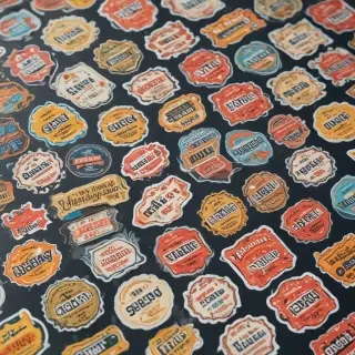 stickers mockup