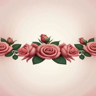rose border