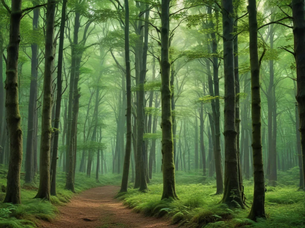 green forest aesthetic