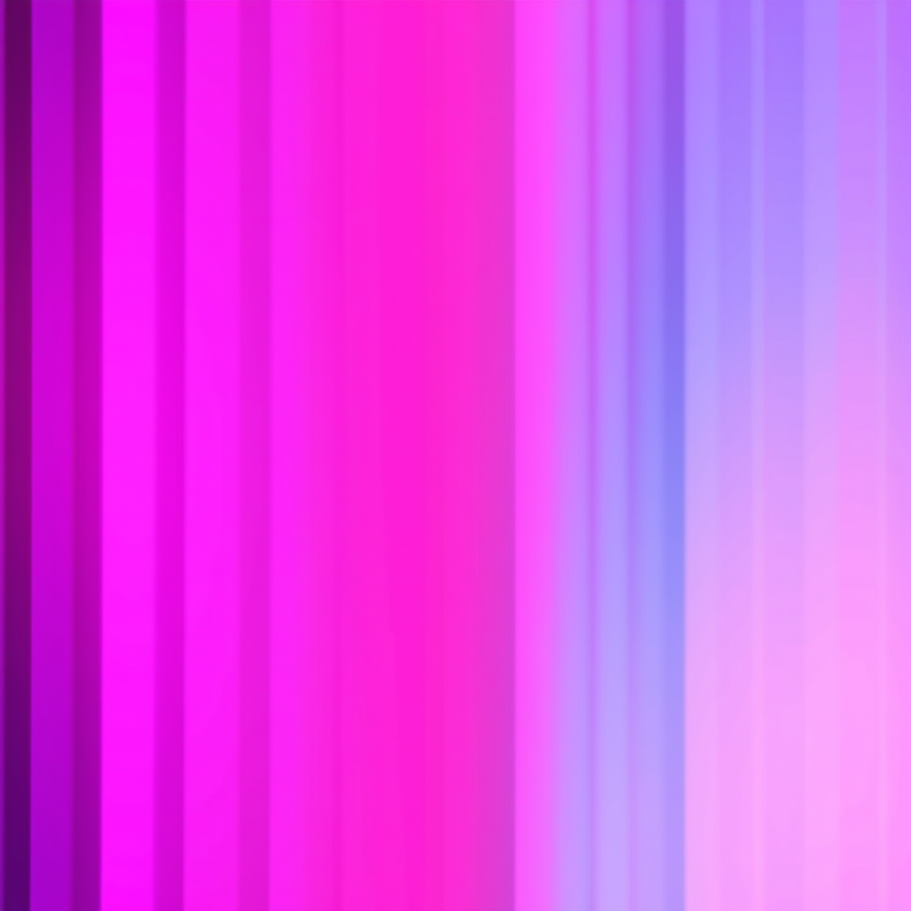 Generate an abstract image featuring vertical stripes in shades of purple, pink, and red, captured with a DSLR camera at f/8 aperture, ISO 200, 50mm lens, portrait mode, and soft lighting to enhance color vibrancy and contrast.