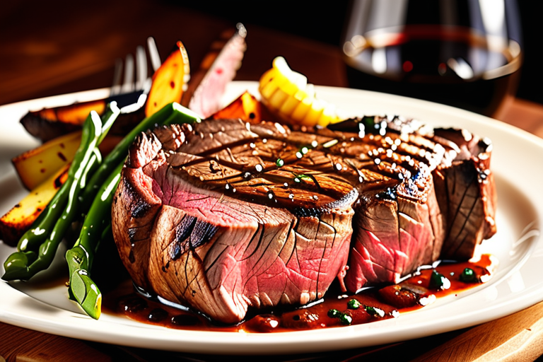 6 oz of sirloin steak