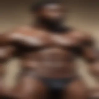black shirtless man