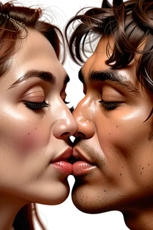 kissing png