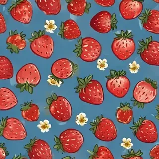 strawberry cute wallpaper