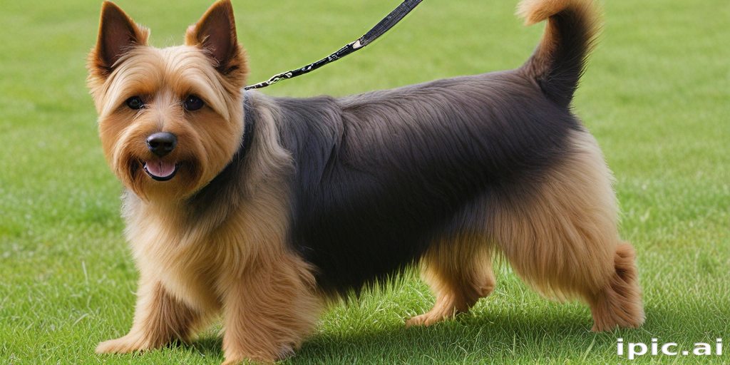 A Playful Dog with a Beautiful Coat Enjoying a Sunny Day Outdoors