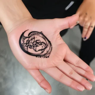 i love you sign language tattoo