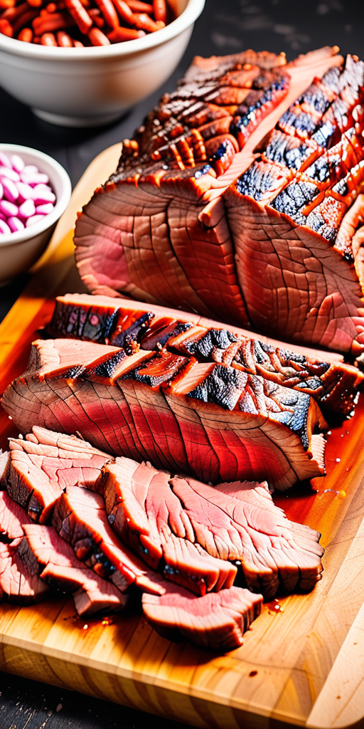how much protein is in brisket