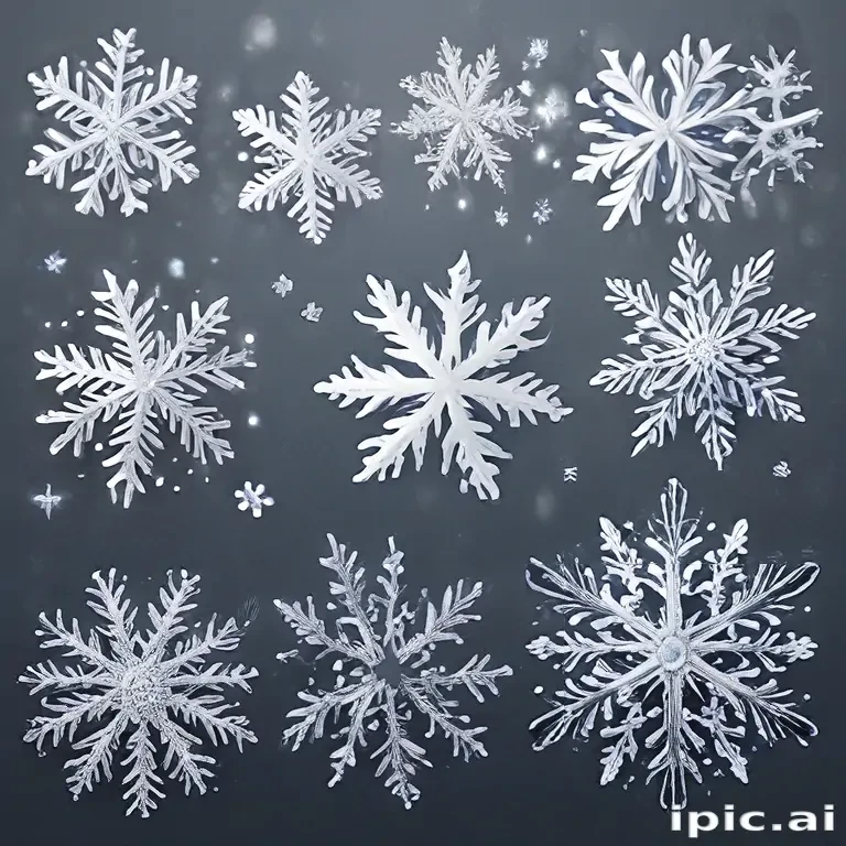 snow flakes png