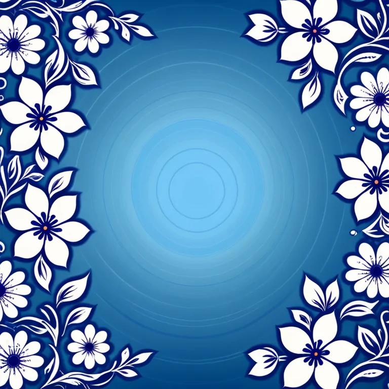 background flower blue