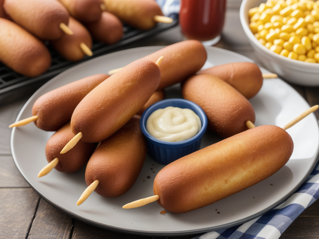 air fryer state fair corn dogs