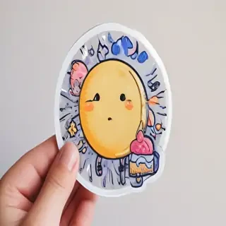 transparent aesthetic stickers