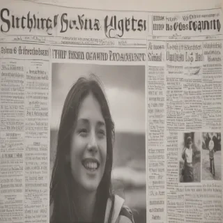 newspaper transparent