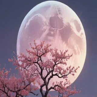 pastel aesthetic moon wallpaper