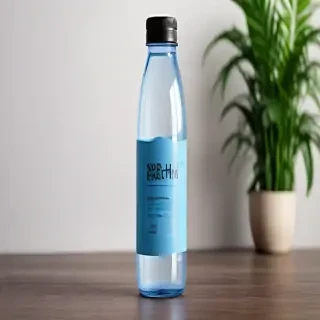 water bottle mockup