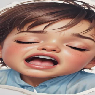 crying sticker