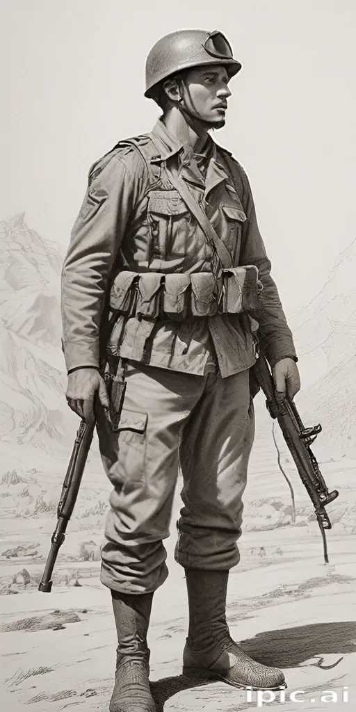 soldiers drawing