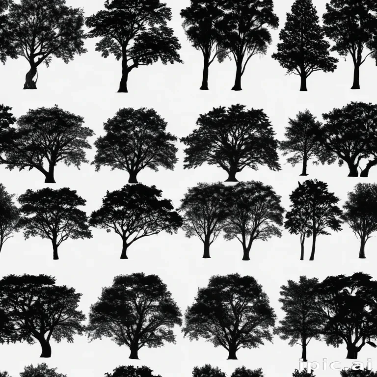 trees silhouette png