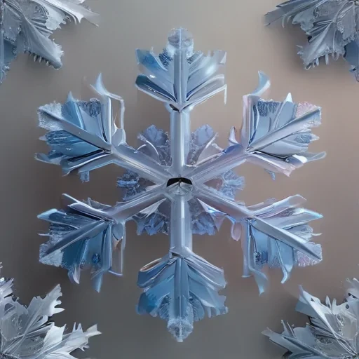 transparent snowflake