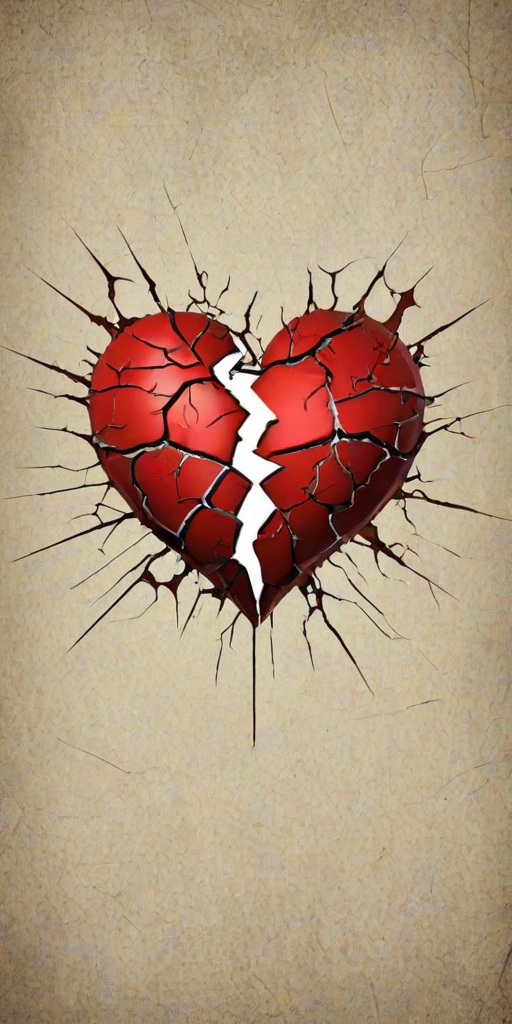 broken heart background