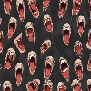 screaming background