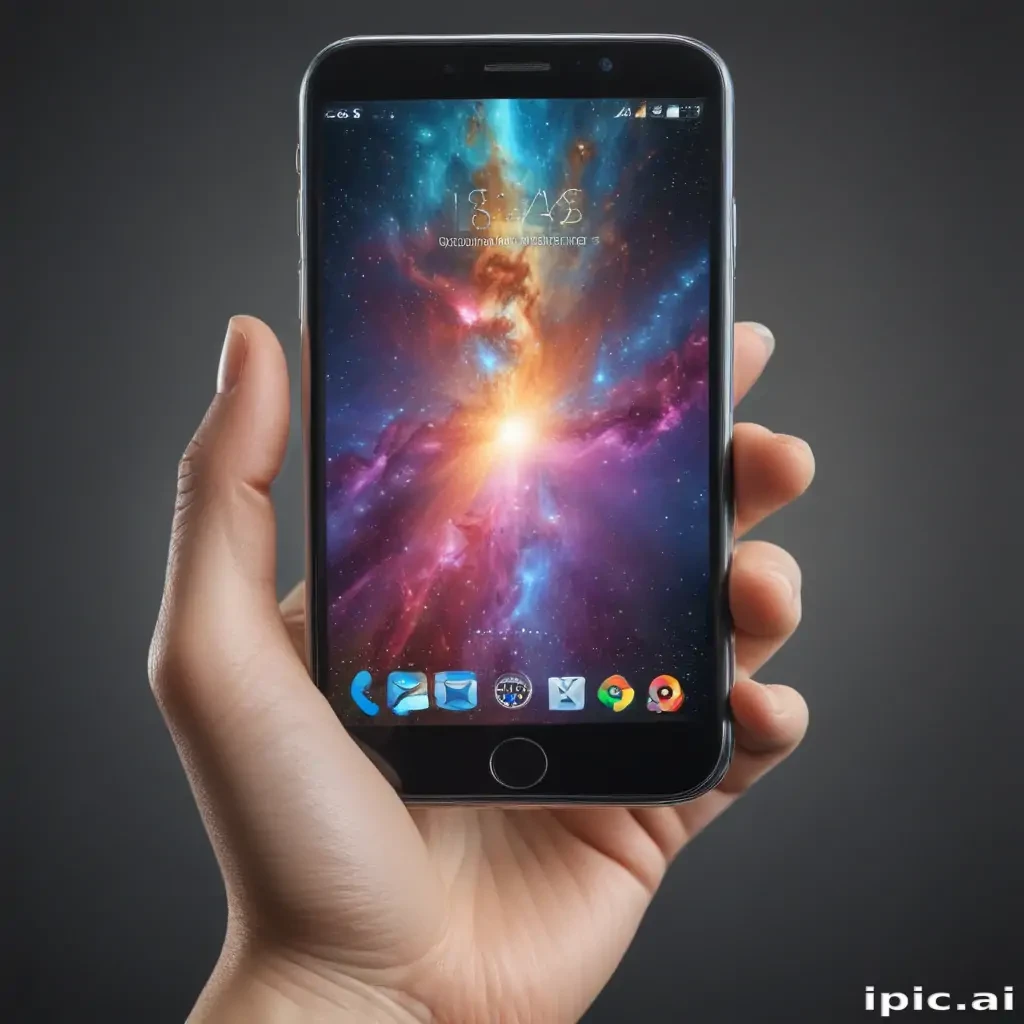 hand holding phone png