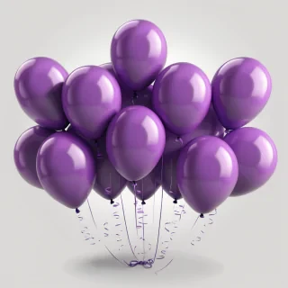 purple balloons png