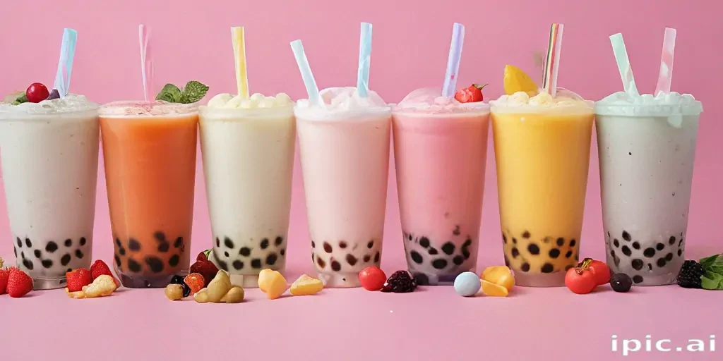 bubble tea wallpaper