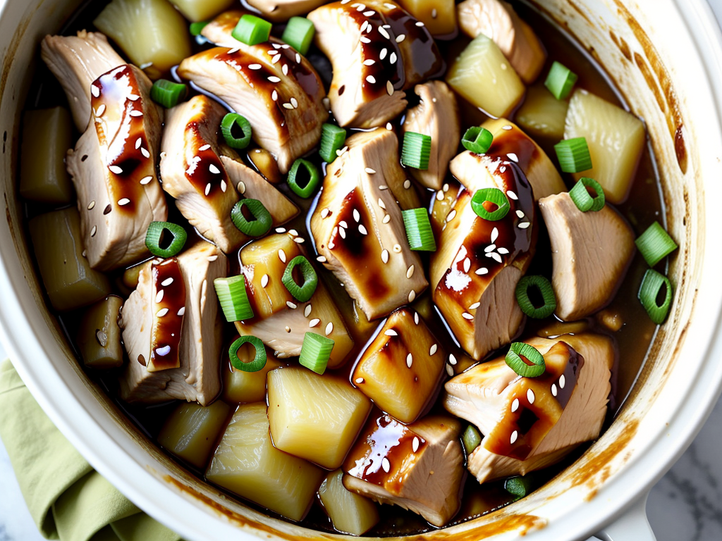 pineapple teriyaki chicken crock pot