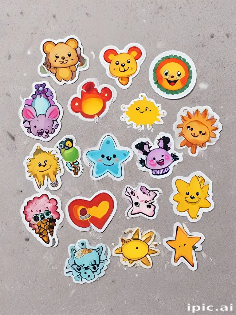 clipart of stickers