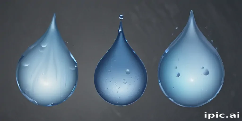 water droplets clipart