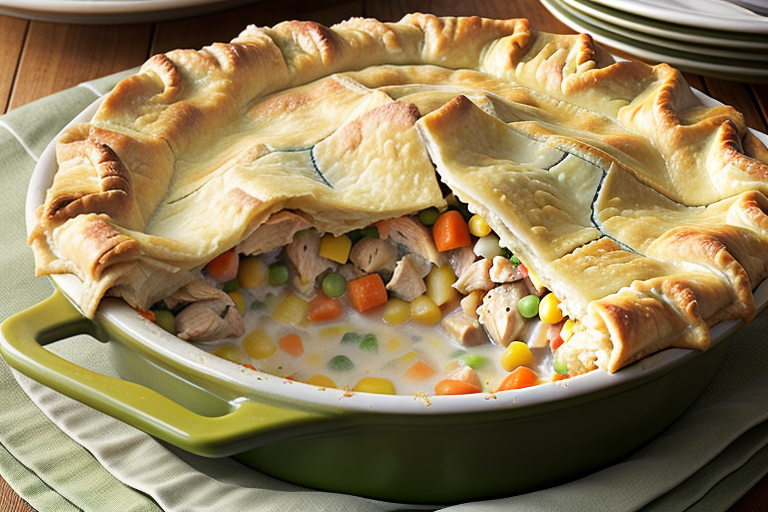 family size chicken pot pie