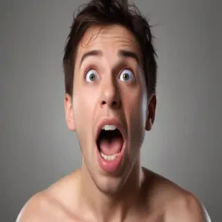 shocked face png