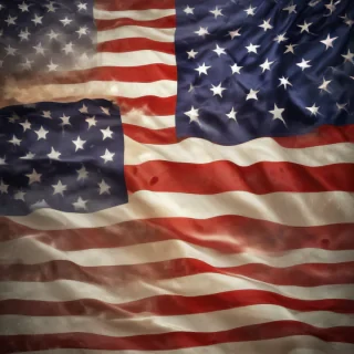 transparent american flag clipart