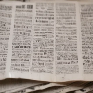 ripped newspaper png