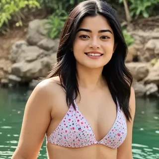 rashmika mandanna bikini photos
