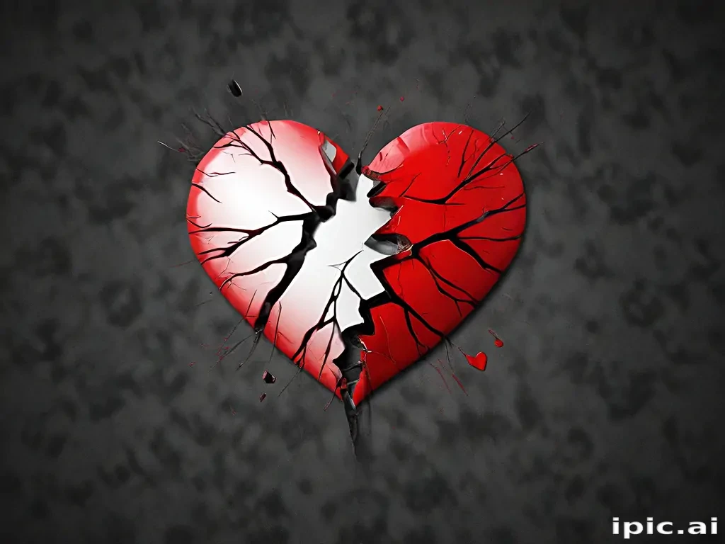 broken heart wallpaper