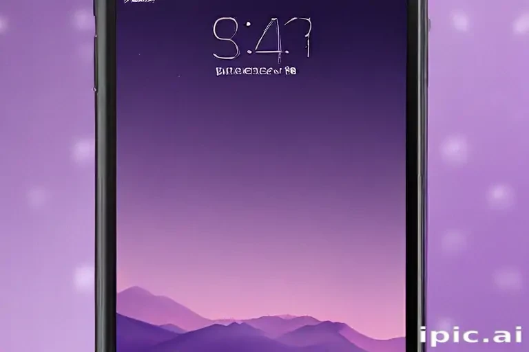 purple lockscreen