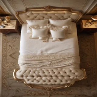 bed top view
