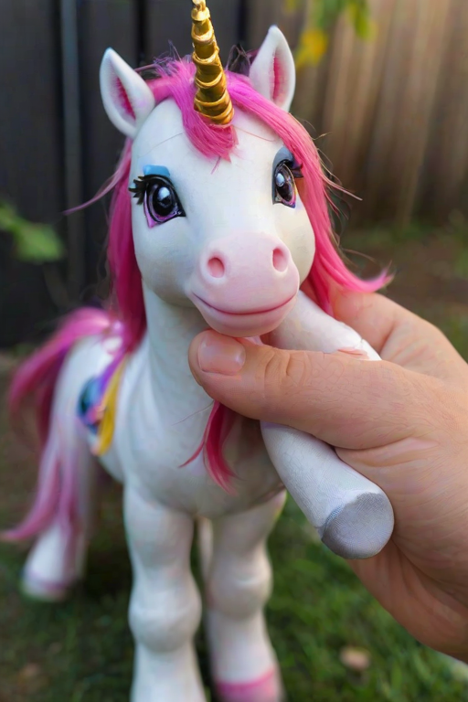 Izzy Moonbow g5, unicorn, solo, poking, human hand, pov, from front